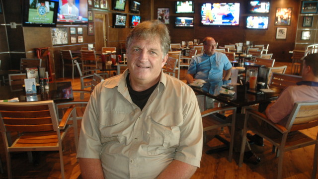 Former NFL great Bob Baumhower at his namesake restaurant in Orange Beach