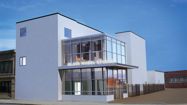 (A rendering of the new Glass Wheel Studio in Norfolk’s Arts & Design District)