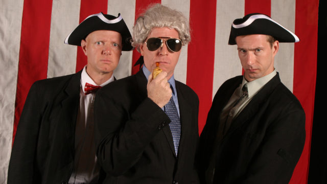 Reduced Shakespeare Company stars in “The Complete History of America (Abridged): Election Edition” October 29 at the American Theatre 