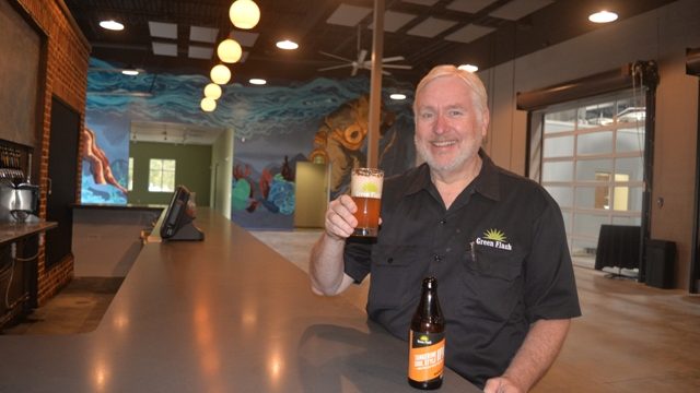 (Green Flash COO Chris Ross in the Virginia Beach tasting room)