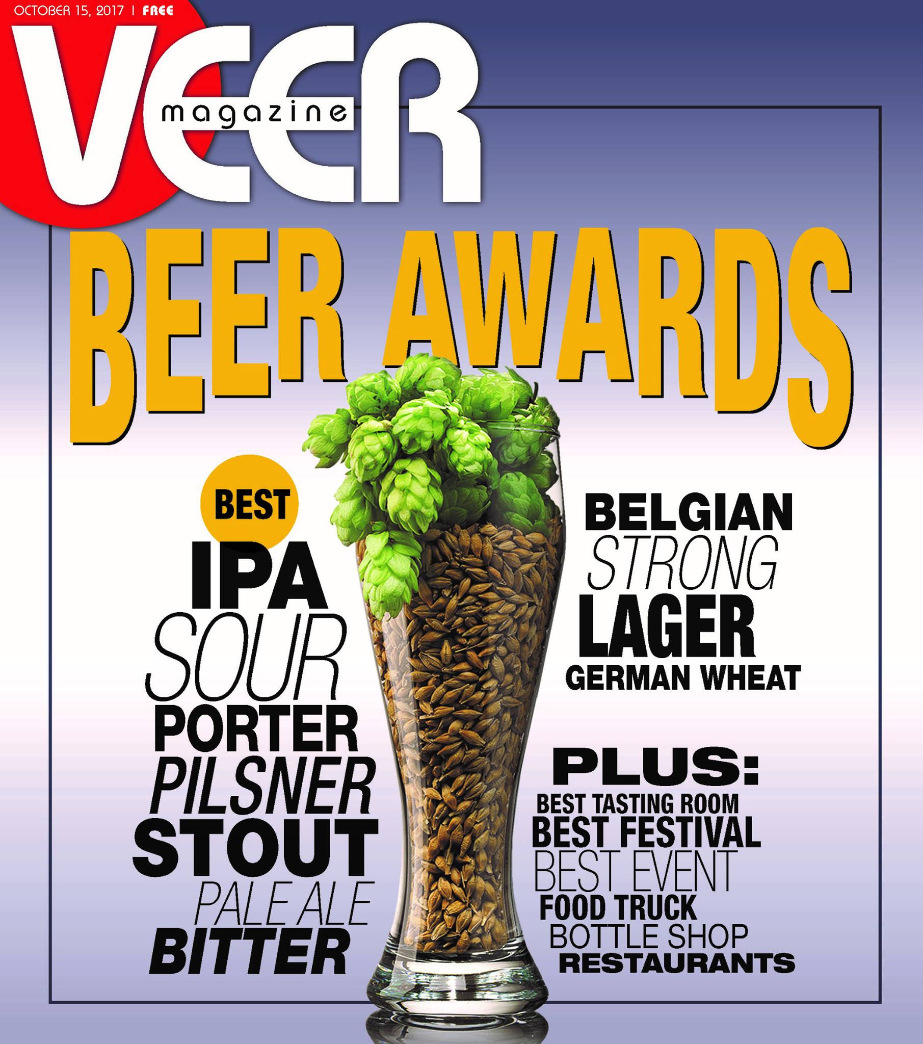 VEER’s 2017 Golden Tap Local Beer Awards