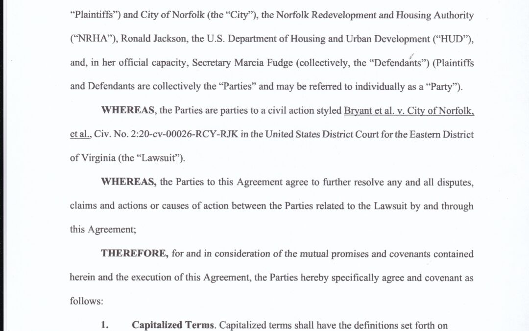BREAKING: NRHA Settles St. Paul’s Lawsuit