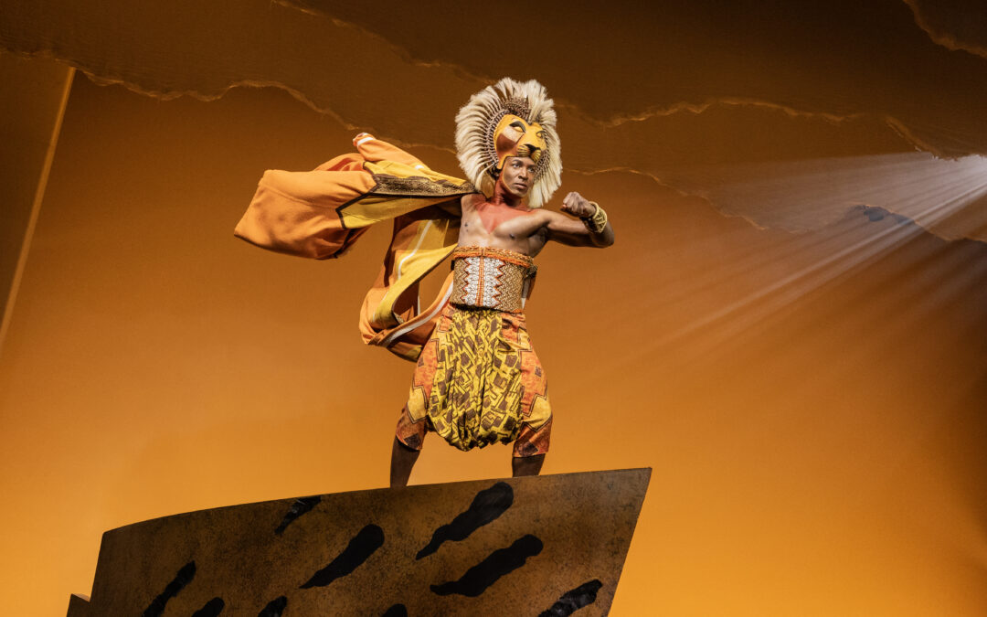 Gilbert Domally Roars as Simba in The Lion King